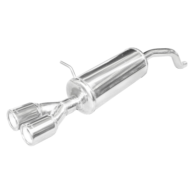 100% Inox Sport Exhaust  Renault Clio 4 1.2 75hp 2013- 2x80mm