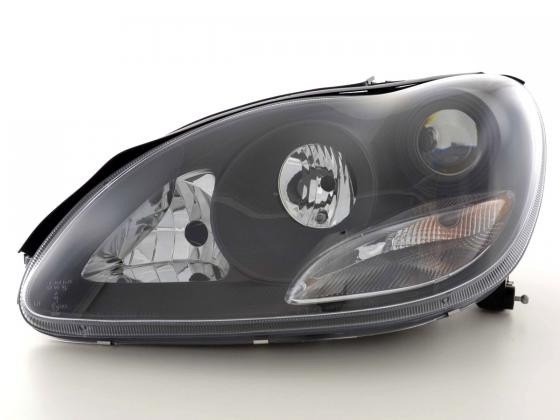 Koplampen Mercedes-Benz S-Klasse Typ W220 Bj. 98-01 zwart