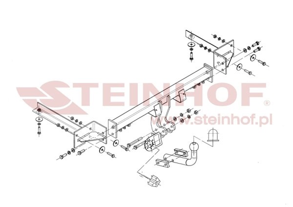 Trekhaak Opel Corsa D 3/5D excl.Flex-fix and OPC 10/2006-2014