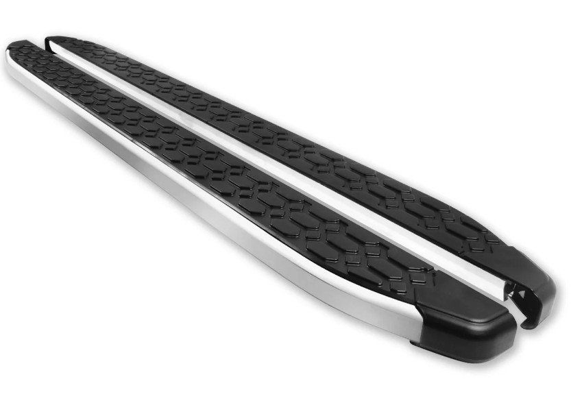 Treeplanken voor Mercedes M-Klasse W163 98-05 aluminium zilver