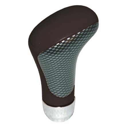 Pookknop carbon/zwart
