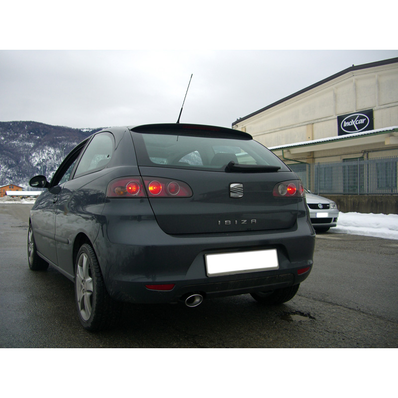 100% Inox Sport Exhaust  Seat Ibiza 6L 1.4 16v (100HP) 2002- 120x80mm