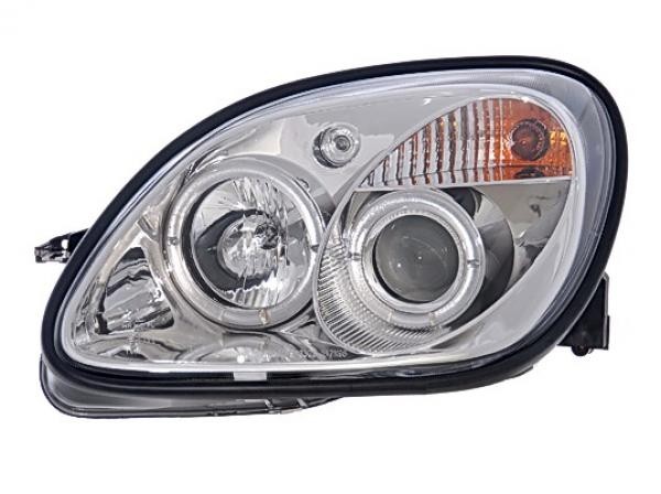 Headlights Mercedes SLK 96-04 Angel Eyes Chrome