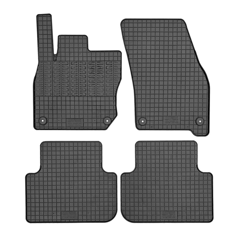 Rubber car mats set  Cupra Terramar (KP1) 2024- (4-pieces + fixing system)