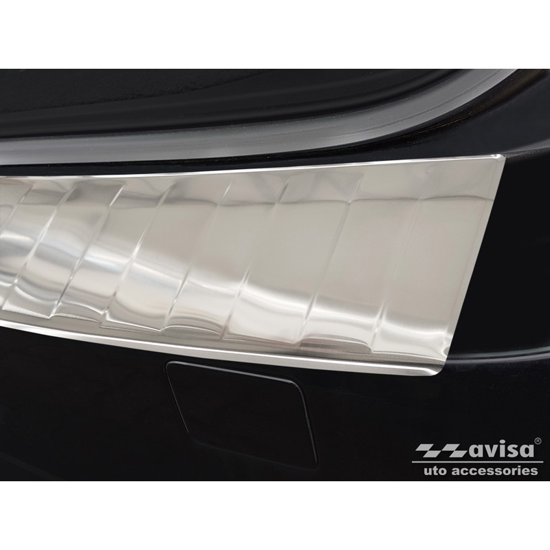RVS Achterbumperprotector  Volvo V70 Facelift 2013-2016 'Ribs'