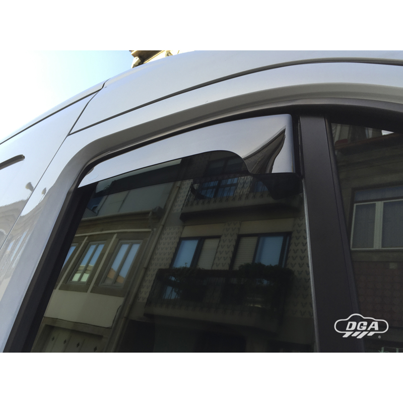 DGA Wind Deflectors  Renault Master III & Opel Movano B & Nissan NV400 2010-2024 (2-pieces / short)