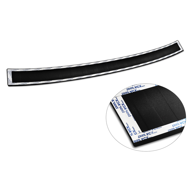 Matt Black Stainless Steel Rear Bumper Protector  Ford Tourneo Connect III 2022- 'Ribs'