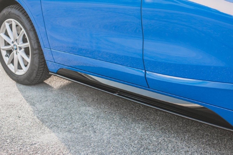 Zijskirts Diffusers BMW X2 F39 M-Pack Glanzend Zwart