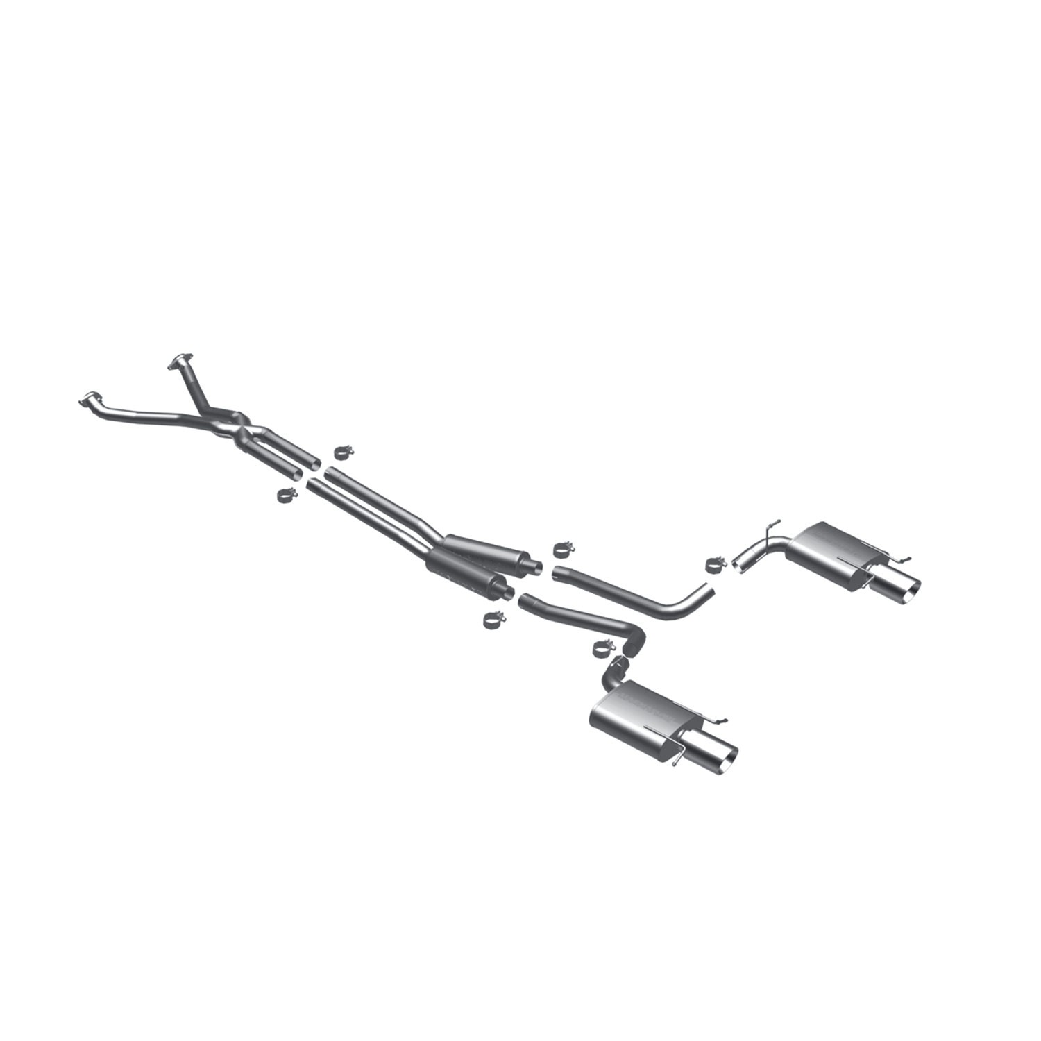 Cadillac Cat-Back 08 Cadillac CTS 3.6L V6 Magnaflow Cat-Back