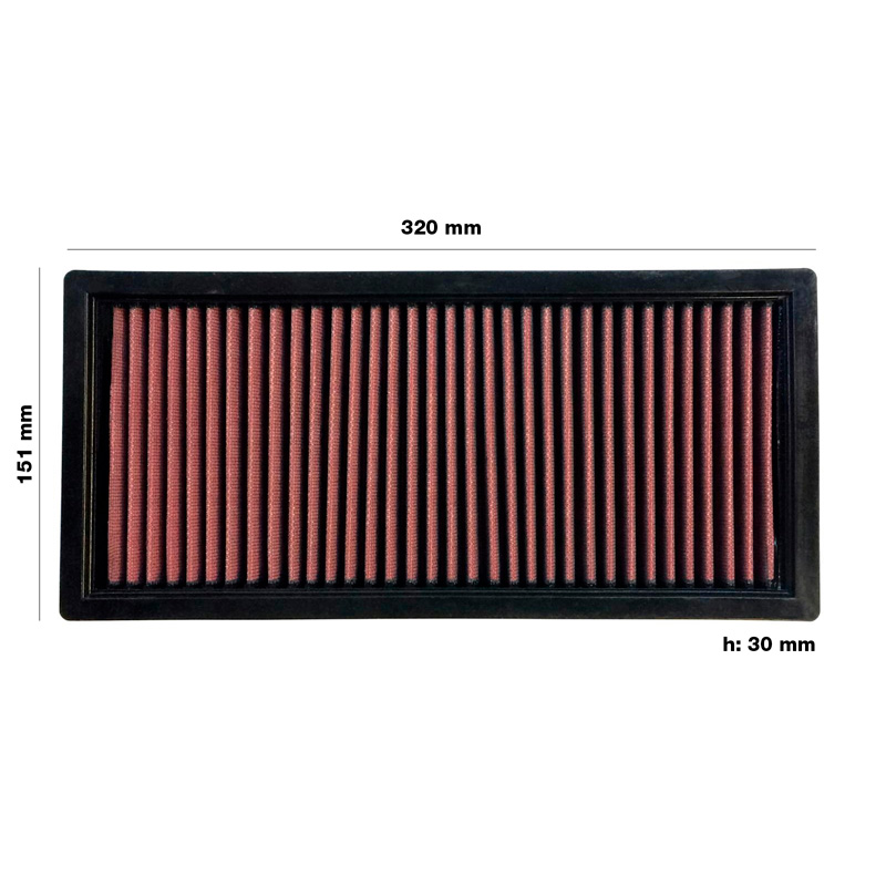 Simoni Racing Replacement air filter  Alfa Mito & Lancia Musa / Ypsilon & Opel Combo / Tour & Fiat div.