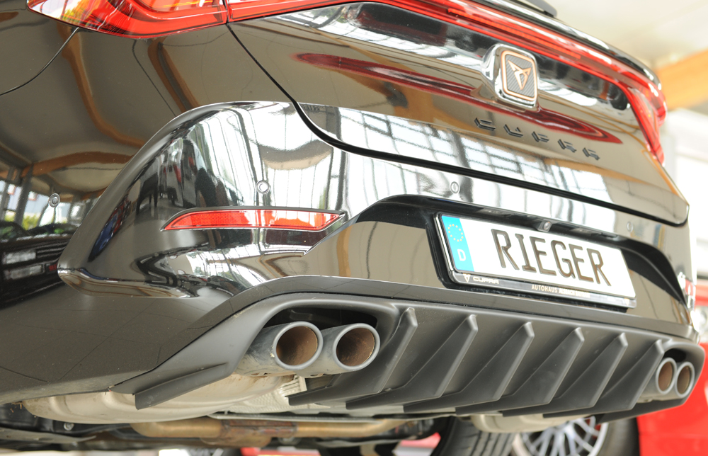 Diffuser Seat Leon KL ST/sportstourer 2020- Rieger mat zwart