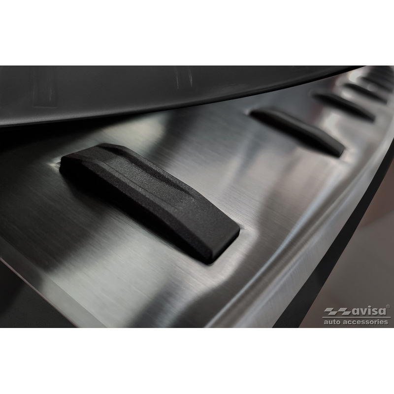 Black Stainless Steel Rear bumper protector  BMW 2-Series (U06) Active Tourer (incl. M-pack) 2021- 'STRONG EDITION'