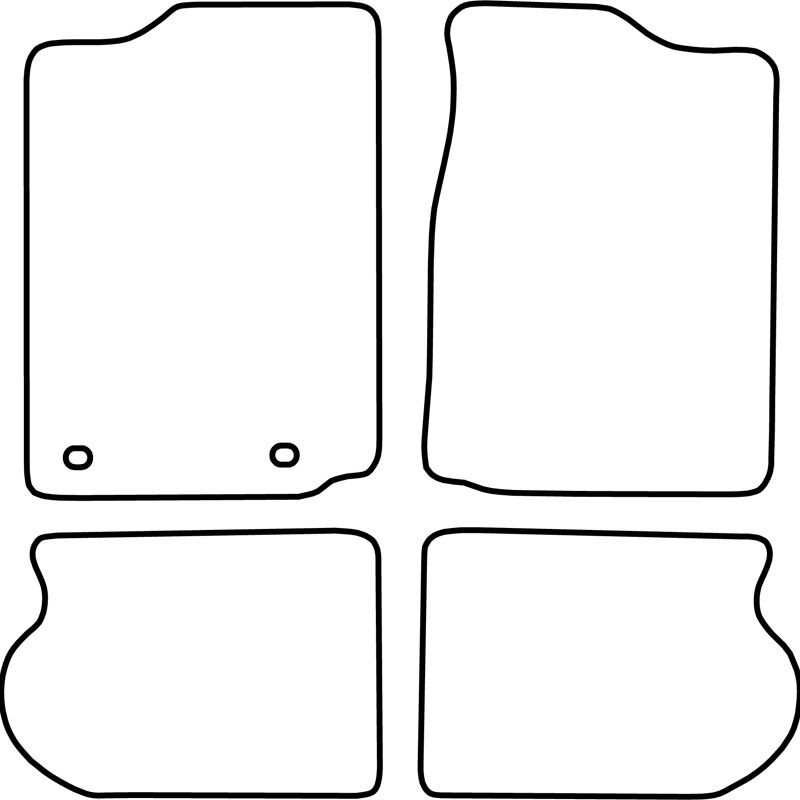 Set velour car mats  Suzuki Vitara 1988-2001