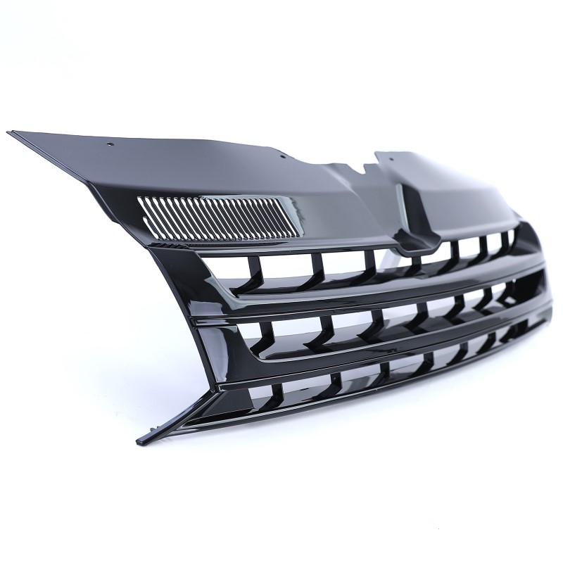 Grill VW T5 Transporter 09-15 zwart glanzend