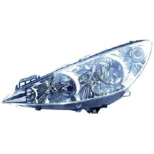 Koplamp links P308. 07->> H7+H1