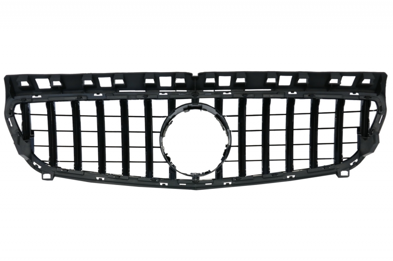 Grill Mercedes A-Klasse W176 12-15 Zwart Glans
