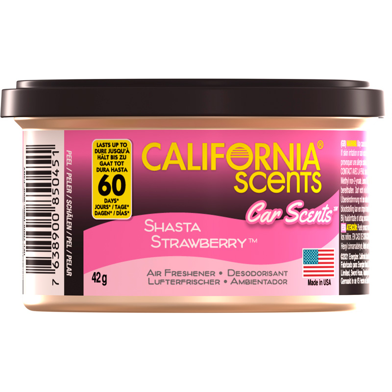 California Scents Air freshener - Shasta Strawberry - Can 42gr