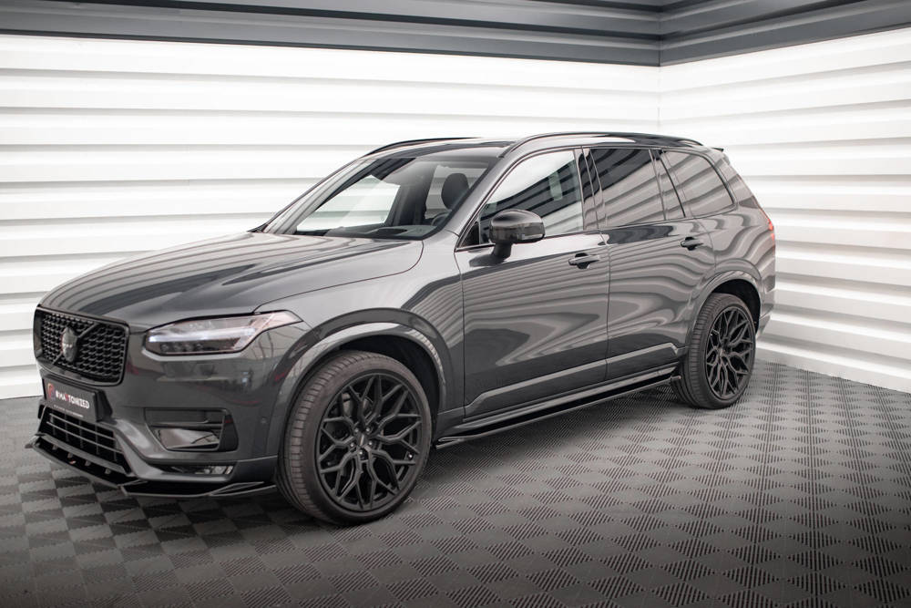Zijskirts Volvo XC90 R-Design Facelift 2019- Maxton Glans Zwart