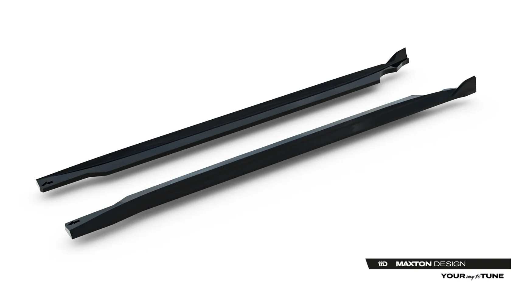 Zijskirts Alfa Romeo Junior Mk1 Maxton Glans Zwart