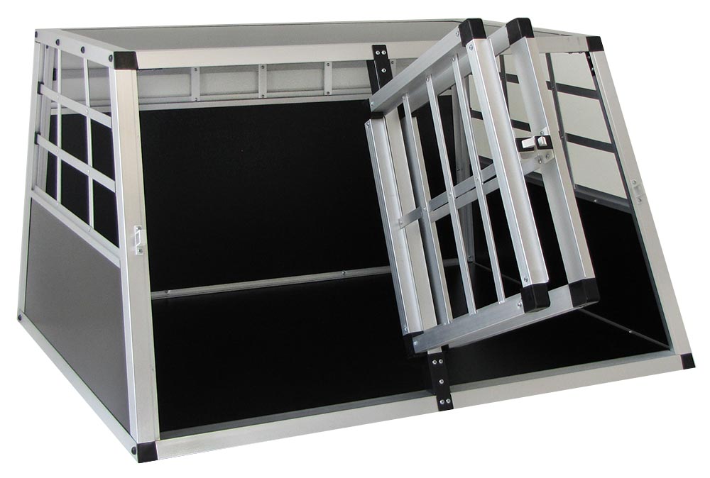 Hondenbench Transportbox Auto Bench XL 89x69x50cm 2 deurs