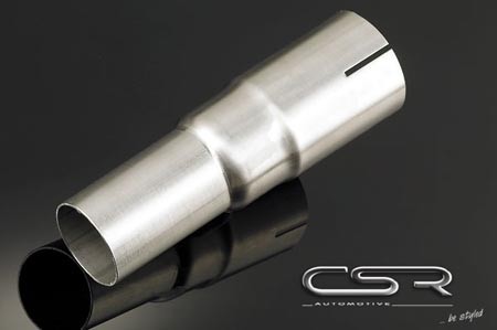 muffle voor uitlaat pipe, reduction 62mm-52mm universal
