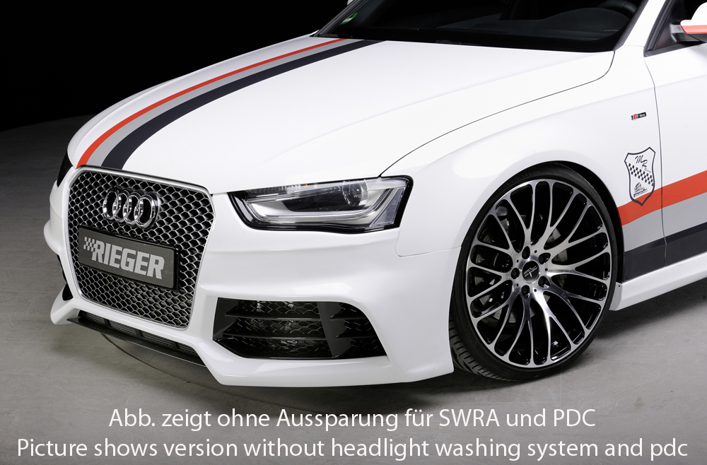 Voorbumper Audi A4/S4 Rieger 2012