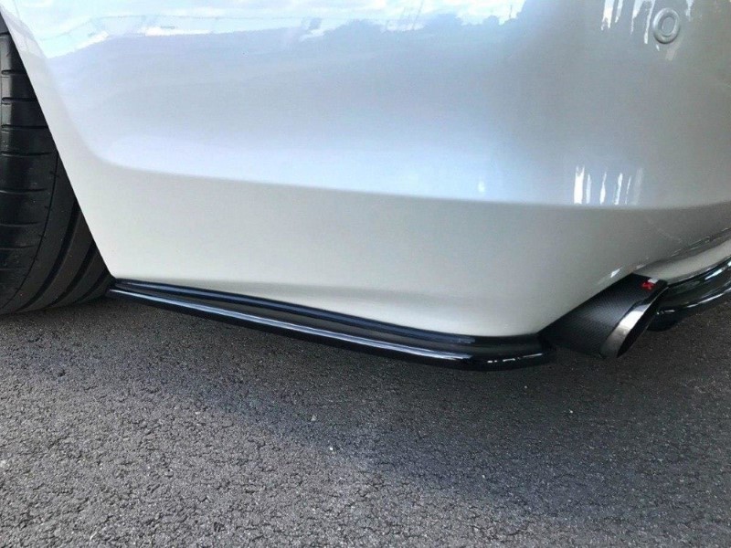Achterzij Spoilers Lexus GS 300 Mk3 Facelift Glanzend Zwart