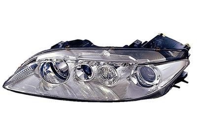 koplamp, H1+H1, elektr verstelb, incl motor, links,-07/2005 Mazd