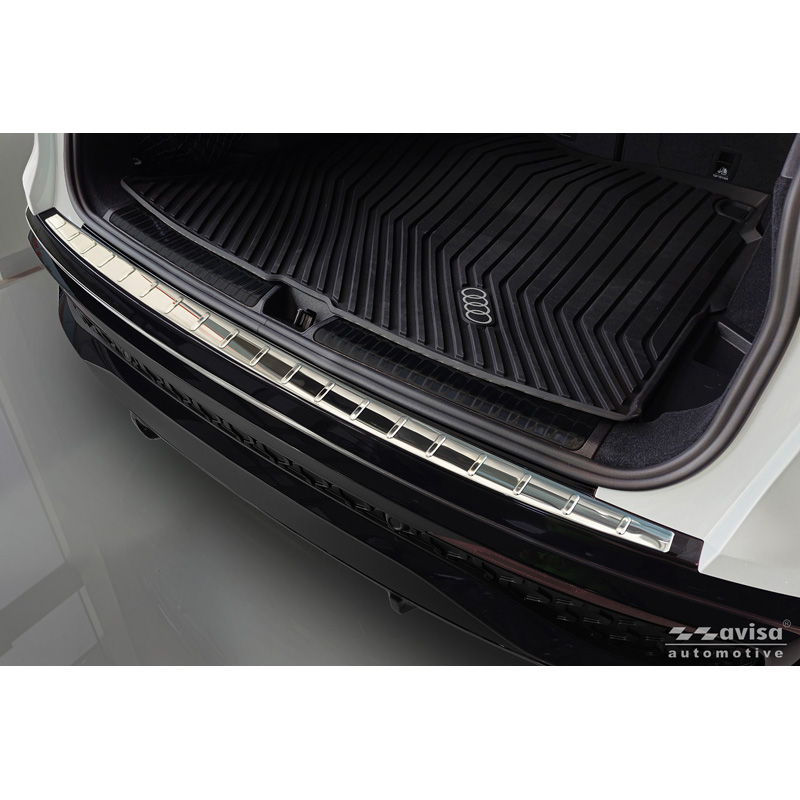 Avisa Chrome Stainless Steel Rear bumper protector  Audi Q5 (GUB) 2025- 'Ribs'