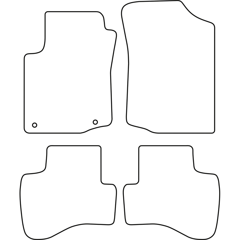 Automatten  Citroen C1 2005-2010