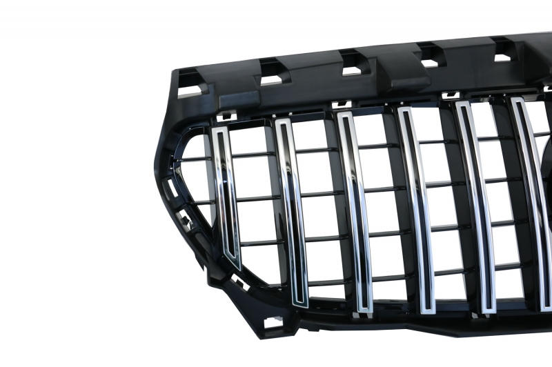 Grill Mercedes CLA C117 13-16 Chroom Zwart GT Look