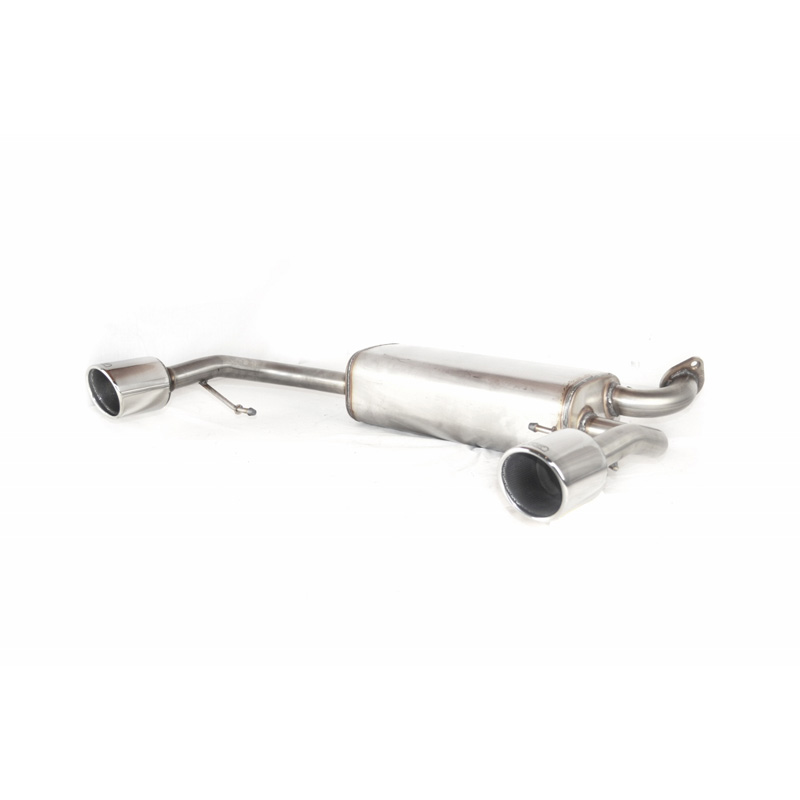 Double stainless steel sport exhaust  Suzuki Swift II 1.6 Sport 92kW 2006-2010 101mm