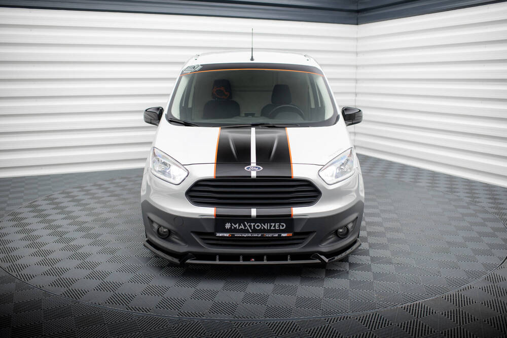 Voorspoiler Ford Transit Courier MK1 Glans Zwart