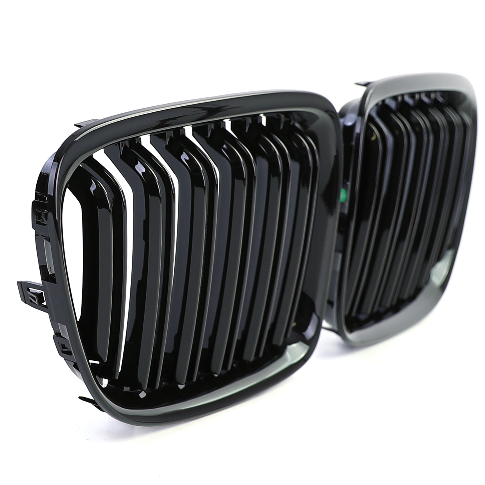Grill Nieren BMW X1 E84 M-Look Glans Zwart