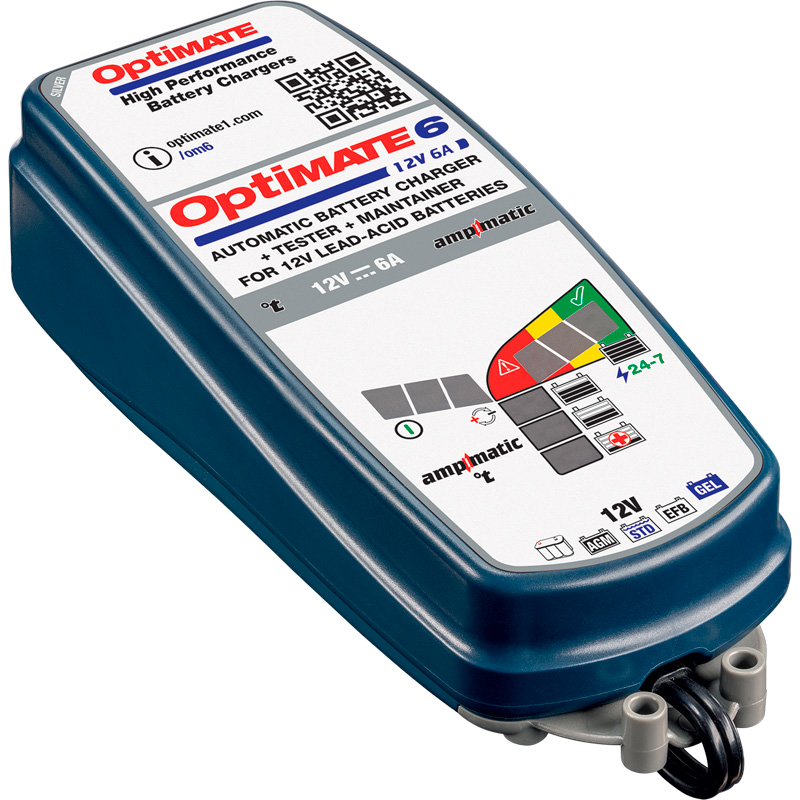 OptiMate 6 Ampmatic 12V/6.0A 9-step battery saving charger-tester-maintainer