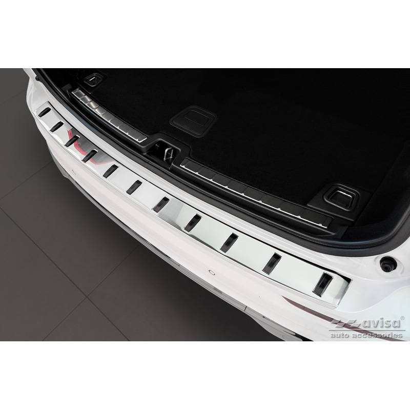 Stainless Steel Rear bumper protector  Volvo XC60 II 2017-2021 & Facelift 2021- (incl. R-Design) 'STRONG EDITION'