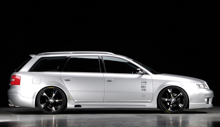 Sideskirts Audi A6 4B Rieger with uitsnede