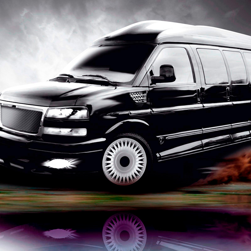 4-Delige J-Tec Wieldoppenset Camaro Sprinter Van 15-inch (bol)