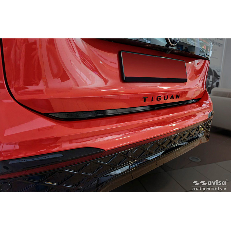 Avisa Black Chrome Stainless Steel Tailgate Trim  Volkswagen Tiguan III 2024-