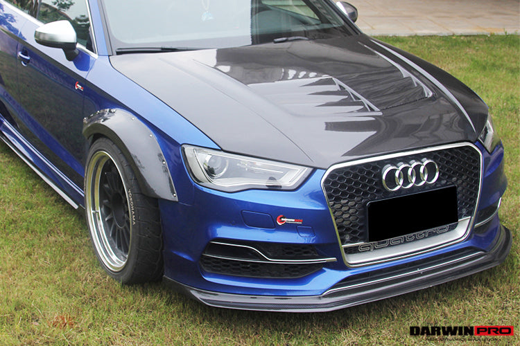 Audi S3/ A3 Sline Sedan BKSS Style Front Lip Carbon 2013-2016