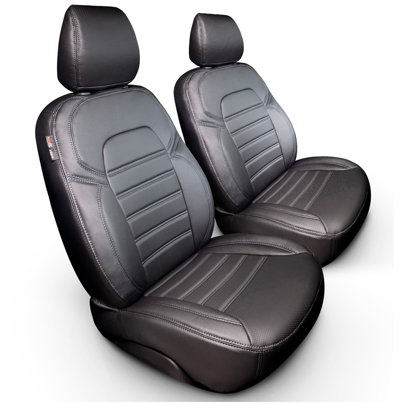 otoM New York Design Kunstleder Stoelhoezenset 1+1  Volkswagen Transporter T7 2024- (armsteunen aan beide stoelen)
