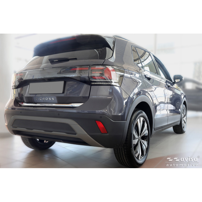 Avisa Chroom RVS Kofferbak Sierlijst  Volkswagen T-Cross 2019-2024 & Facelift 2024-