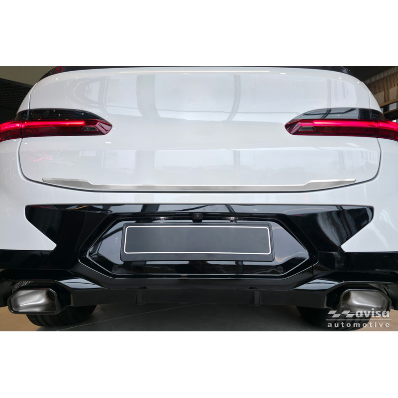 Avisa Geborsteld RVS Kofferbak Sierlijst  BMW X4 II (G02) M-Sport Facelift 2021-