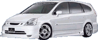 Zijskirts Honda Stream JP-Style