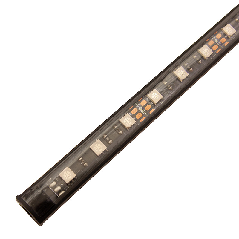 Set self-adhesive interior LED-strips with Smartphone control - Multi-color - set of 4 pieces