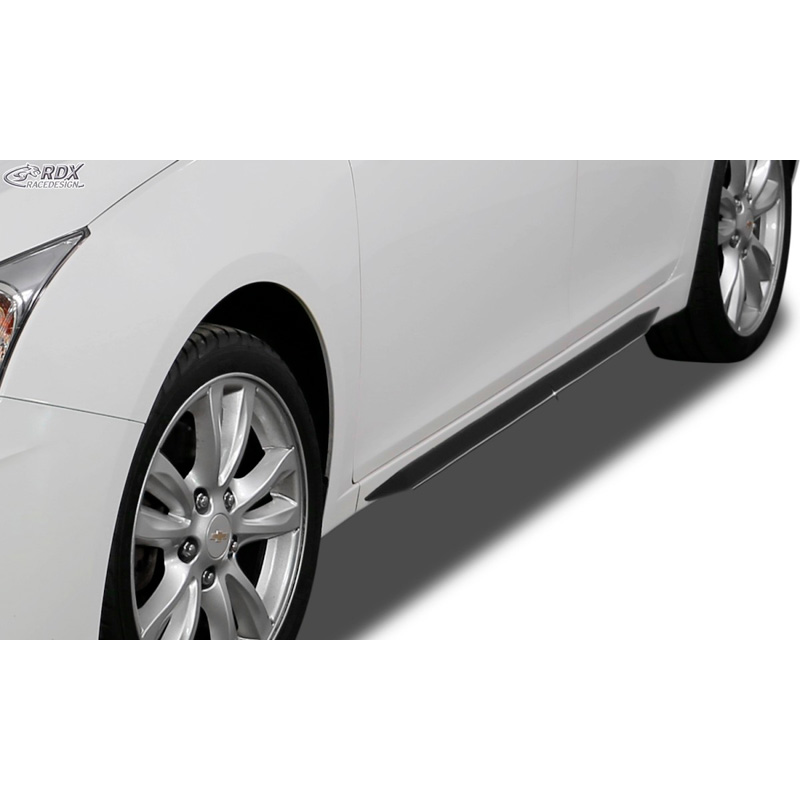 Side skirts 'Slim'  Chevrolet Cruze 2009-2015 (ABS glossy black)