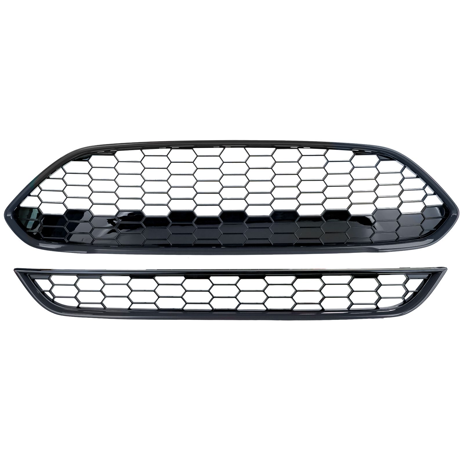 Grill Ford Fiesta 13–17 Honingraad ST Look Glans Zwart