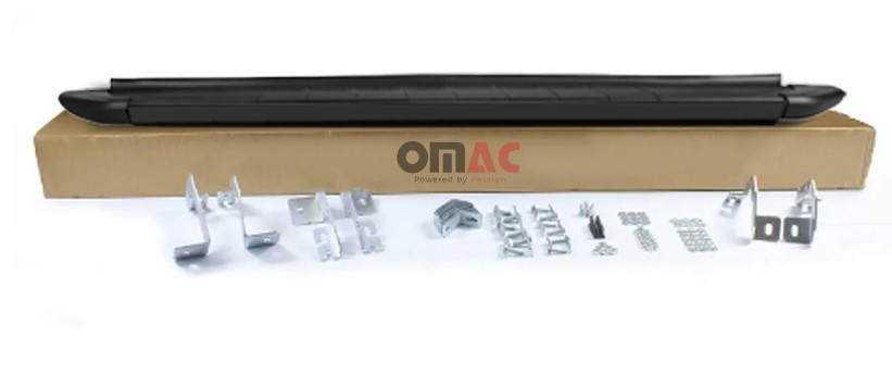 Treeplanken voor Dodge Nitro 06-12 aluminium zwart