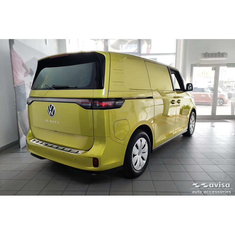 Stainless Steel Rear bumper protector  Volkswagen ID.Buzz + Cargo 2022- 'STRONG EDITION'