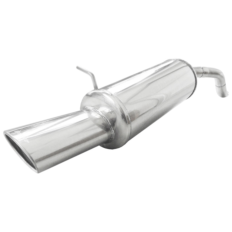 100% Inox Sport Exhaust  Renault Clio 4 1.2 75hp 2013- 1x120x80mm